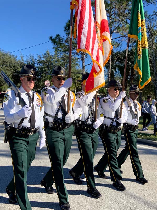 Police Marching